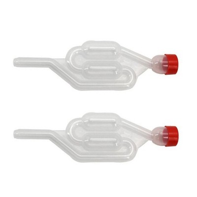 2PCS/Set Transparent One-way Home Plastic Beer Making Tool Equipment Airlock