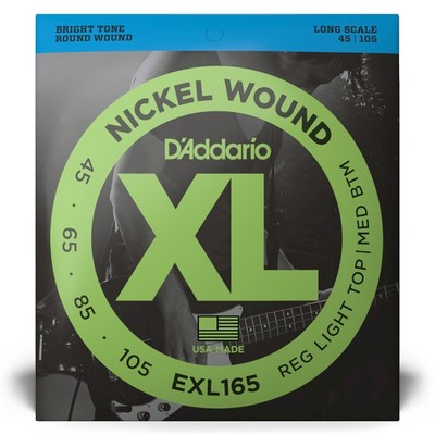 Mint D'Addario EXL165 XL Custom Light Long Scale Bass Strings (45-105)