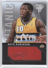 2013-14 Panini Titanium Titanic Threads Jumbo 30/299 Nate Robinson #40 1h5