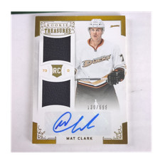 Panini 2012-13 Rookie Anthology Rookie Treasures Mat Clark Auto /699 #101