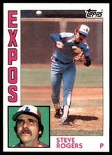 1984 Topps. Steve Rogers . Montreal Expos #80