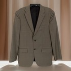 Jos A Bank Traveler's Collection Plaid Tailored Fit Blazer 100% Wool 42L — photo 1