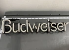Budweiser Vintage 17” Neon Sign Glass Tube Replacement Part - White, Working