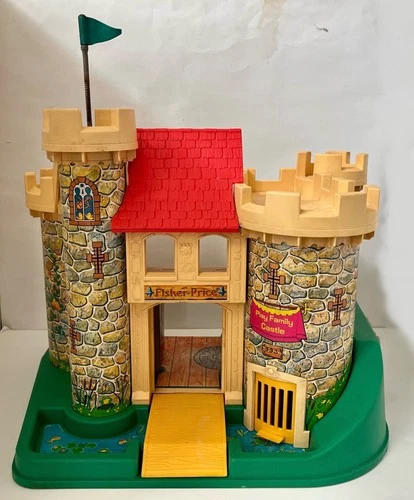 Fisher-Price Vintage Play Family Castle  #993 Little People 1974 Castle Only