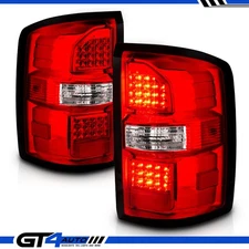 For 2014-2018 GMC Sierra 1500 2500 3500 Red Brake LED Replacement Tail Lights