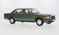 Modellauto Statisch Mercedes S-KLASSE W126 1979 GrÜN Modellbau Massstab 1/18