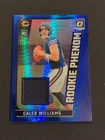 2024 Donruss Optic CALEB WILLIAMS Rookie Phenom Blue Hyper Prizm RC Patch Bears
