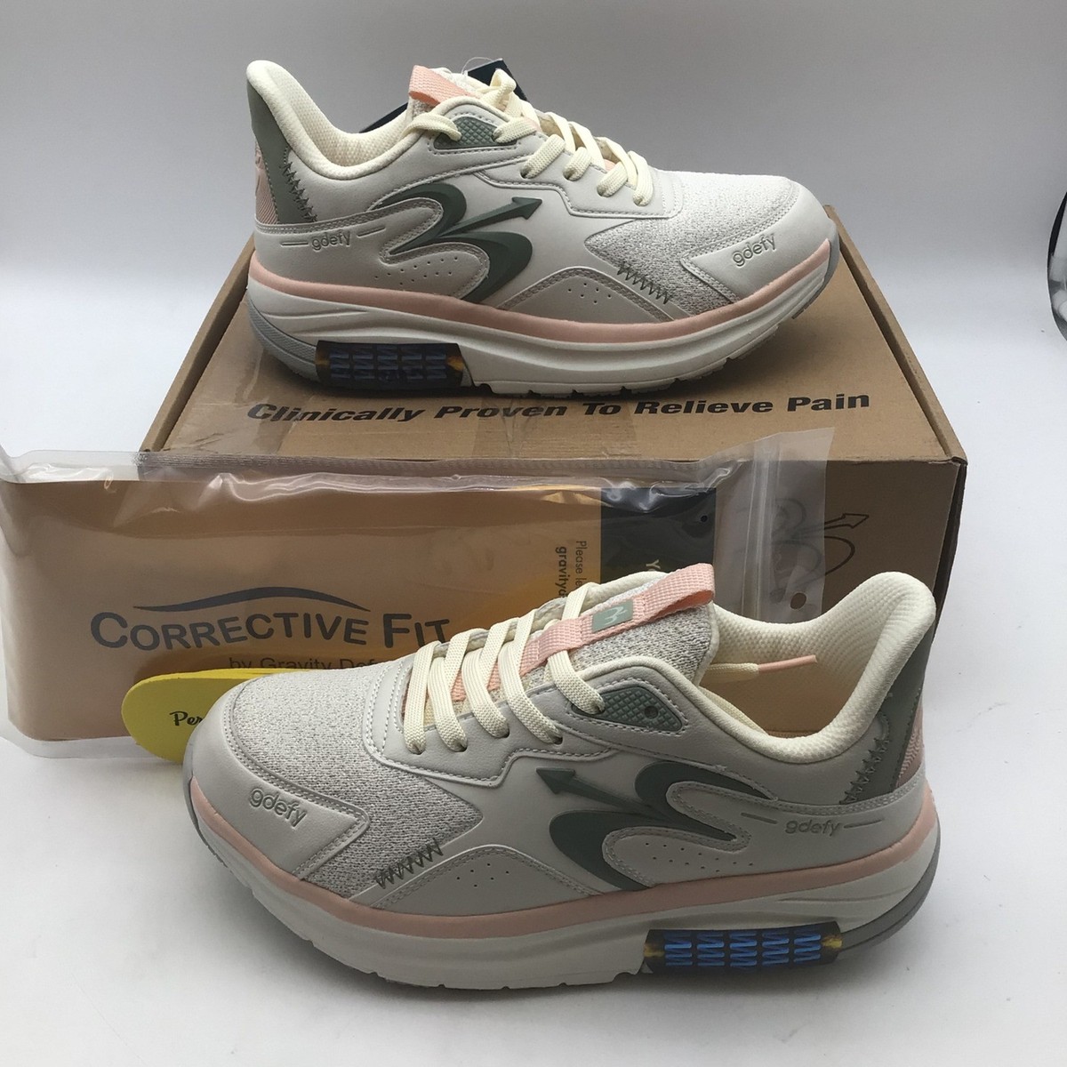 Gravity Defyer GDEFY MATeem Energiya Womens Size 8 Cream 