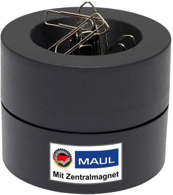MAUL Klammernspender Maulpro | Ø7,3X6Cm | Schreibtisch Organizer Für Büroklammer