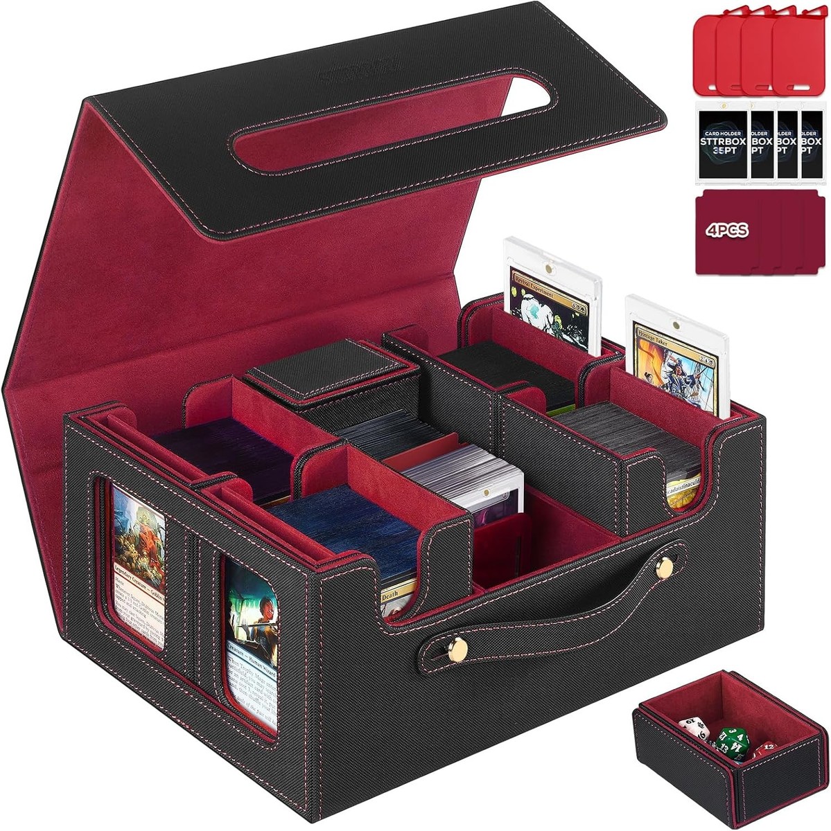 Trading Card Storage Box for MTG Multi-purpose Deck Case for MTG TCG Sports  Card | eBay