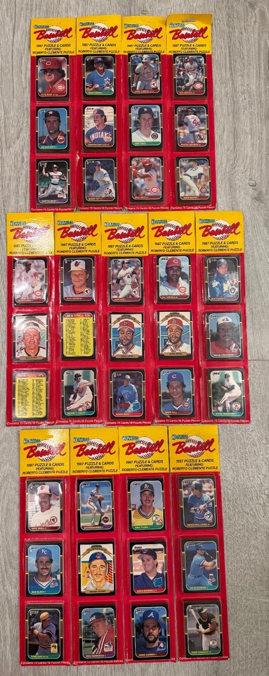 (13) Blísteres sellados de béisbol Donruss 1987. 975 tarjetas. Bo Jackson RC Año Foto 4 de 4