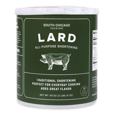 South Chicago Packing Traditonal LARD Shortening, 42 Ounces, Specialty Baking...