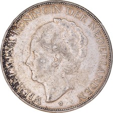 [#1063013] Munten, Nederland, Wilhelmina I, 2-1/2 Gulden, 1931, Utrecht, ZF+, Zi