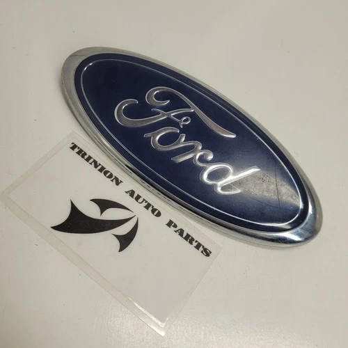 1997-2003 Ford F 150 Rear Emblem Tailgate Symbol Logo Blue Chrome OEM