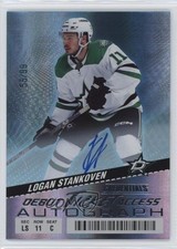 2024 Upper Deck Credentials Debut Ticket Access 55/99 Logan Stankoven Auto lc1