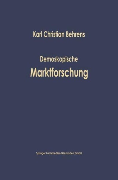 Demoskopische Marktforschung Karl Christian Behrens-image