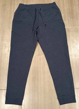 Birddogs Mens Built-In-Liner Active Stretch Performance Joggers Blue Sz L NWOT