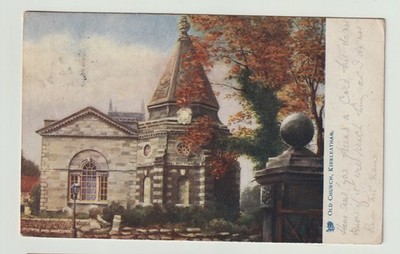 Postkarte Tuck Oilette 1907, alte Kirche, Kirkleatham