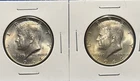 1964 Denver Mint Kennedy Half Dollar US Silver Lot Of 2