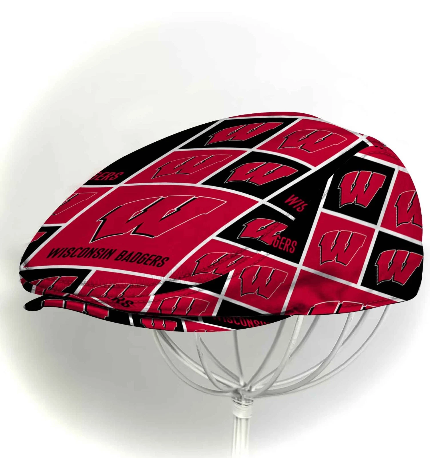 Wisconsin Team Badgers Jeff Cap NCAA Driver Cap NCAA Golf Cap NCAA Flat Cap