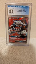 Heatran GX 216/236 Unified Minds Ultra Rare Full Art Pokemon Card CGC 8.5