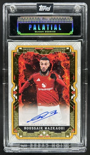 2025-26 Topps Palatial Manchester United Noussair Mazraoui Deluxe Auto #1/1