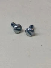 #8 x 1/2", Slotted Pan Head Tapping Sheet Metal Screw Zinc (Qty: 100) Round