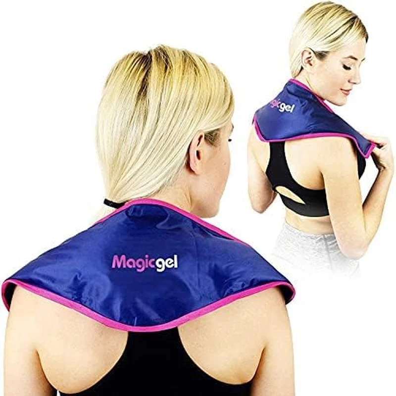 MAGIC GEL Neck and Shoulder Pain Relief Gel Ice Pack for Soothing Cold Therapy