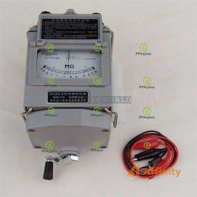 ONE ZC25-3B Needle Megger 500V/500Mω Insulation Tester Resistance Meter #P