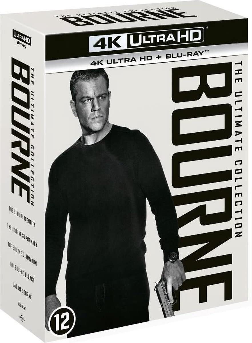BOURNE 1-5 BOXSET (UHD) (4K UHD Blu-ray) Matt Damon Jeremy Renner Scott Glenn