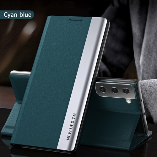 For Samsung S22 S21 Plus S20 FE A52 A72 A21S Flip Leather Hybrid Hard Case Cover - Picture 9 of 20