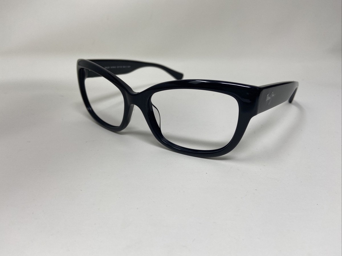 MAUI JIM MJ 768-02 GLOSSY BLACK PLUMERIA WOMENS 55/17/135  display picture 1