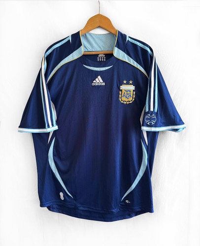 ARGENTINA 2006 2007 AWAY FOOTBALL SHIRT SOCCER JERSEY ADIDAS sz XL MEN