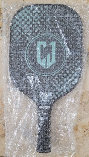 Juciao Green Logo 4.5" Handle Pickleball Paddle Carbon Fiber Composite USA - Picture 3 of 8