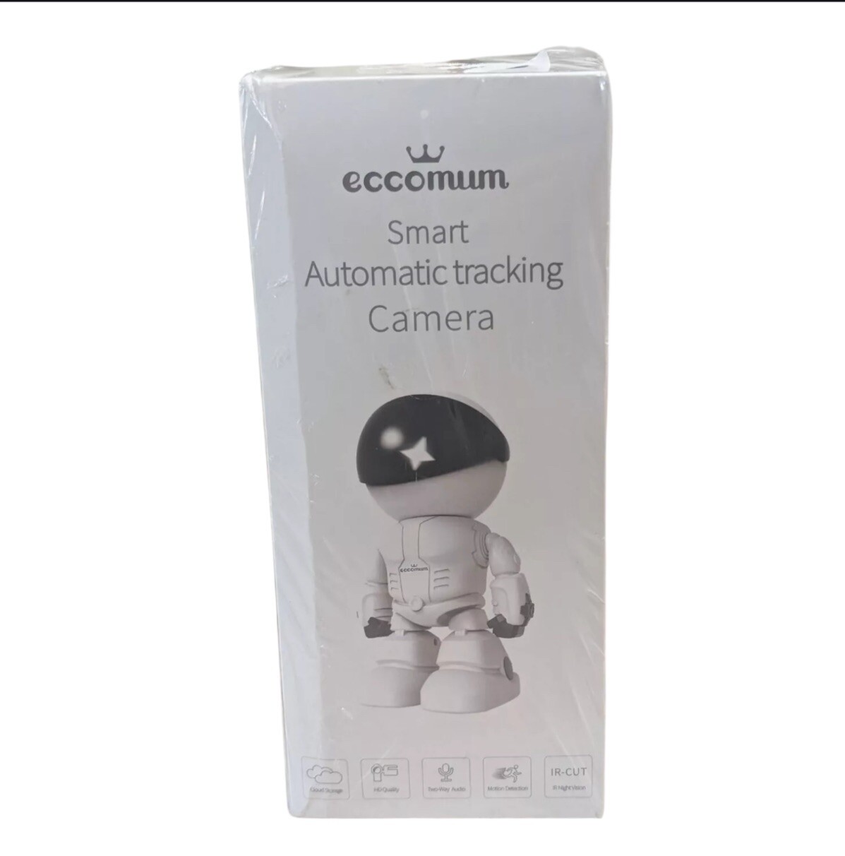 Eccomum Wifi Auto Tracking Robot Pet Baby Camera With Infrared And 2 Way Audio-image