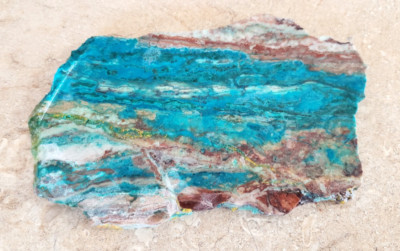 205g Chrysocolla Slab from the Rowley Mine