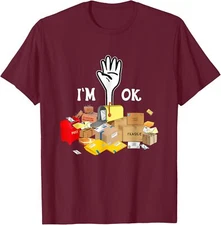 Postal Worker I'm Ok Funny Worker Design Job Unisex T-Shirt