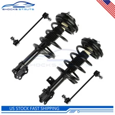4 Pcs Front Struts Coil Springs Sway Bar End Link Kit For 2006 - 2010 Kia Optima