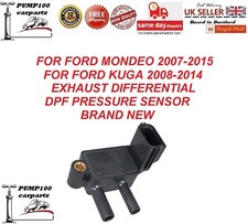 FOR FORD KUGA 08-14 MONDEO 07-15 DPF EXHAUST DIFFERENTIAL PRESSURE SENSOR NEW