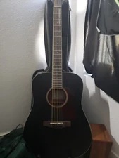 Donner Dreadnought Acoustic Guitar - Black