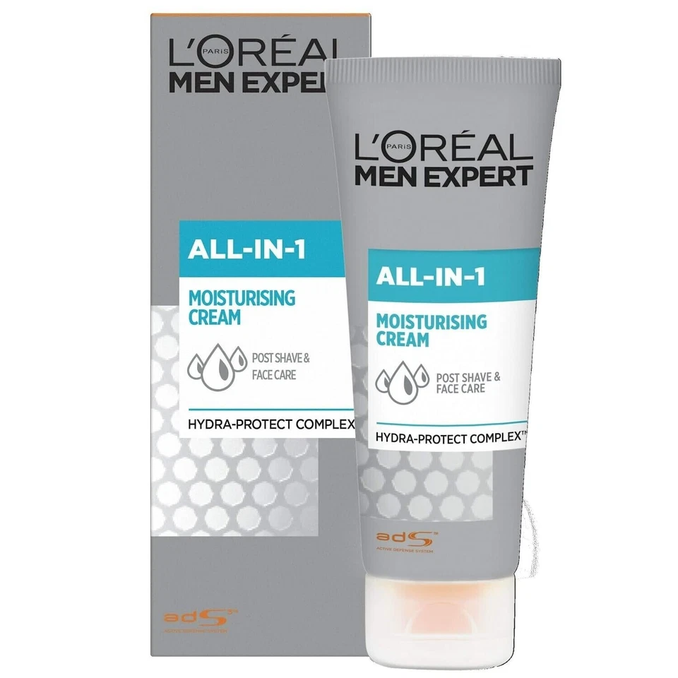 L'Oreal Paris Men Expert All in 1 Moisturising Cream 2.5 oz LOT OF 2 - Image 2 of 2