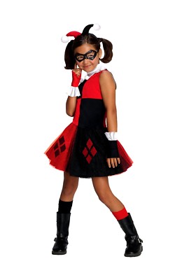Offizielles Mädchen Suicide Squad HARLEY QUINN TUTU Kostüm Halloween Kind
