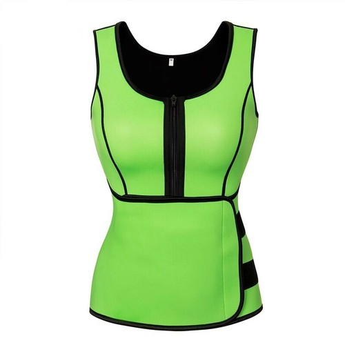 Lover-Beauty Sauna Suit Tank Top Vest With Wide Adjustable Waist Trimmer Belt S - 第 1/5 張圖片