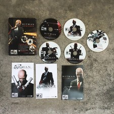 Hitman Trilogy (PC Game CD-ROM 2007) 5 Discs and 3 Manuals