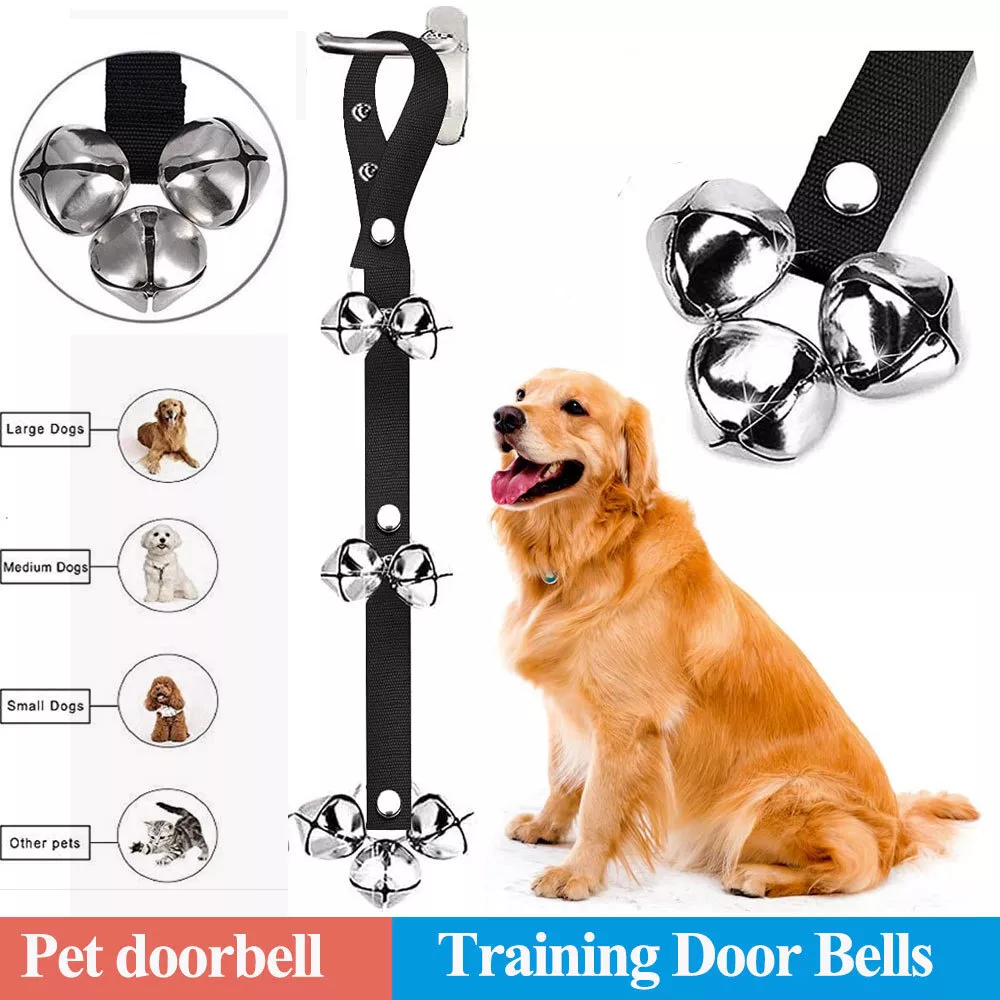 Bell Training Your Puppy Adjustable Pet Dog Potty Training Door Bell Nylon Housetraining Housebreaking | eBay