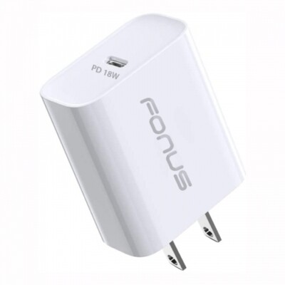 18W Fast Home Charger PD Type-C Quick Power Adapter Travel Wall for Smartphones