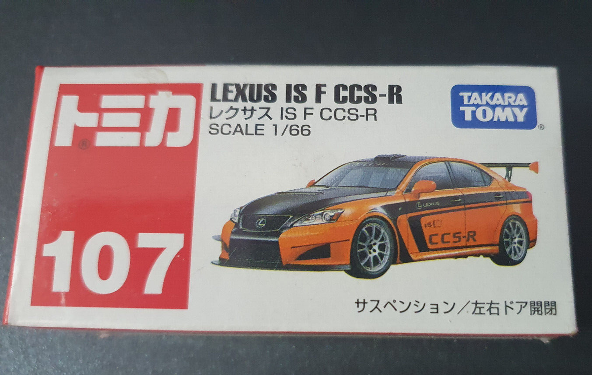Tomica Lexus IS F CCS-R Takara Tomy #107 Sealed | eBay