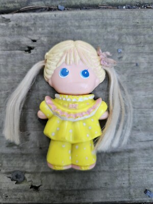 Vintage 1979 Knickerbocker Dolly Pop Snap on Doll w/ Snap On Dress