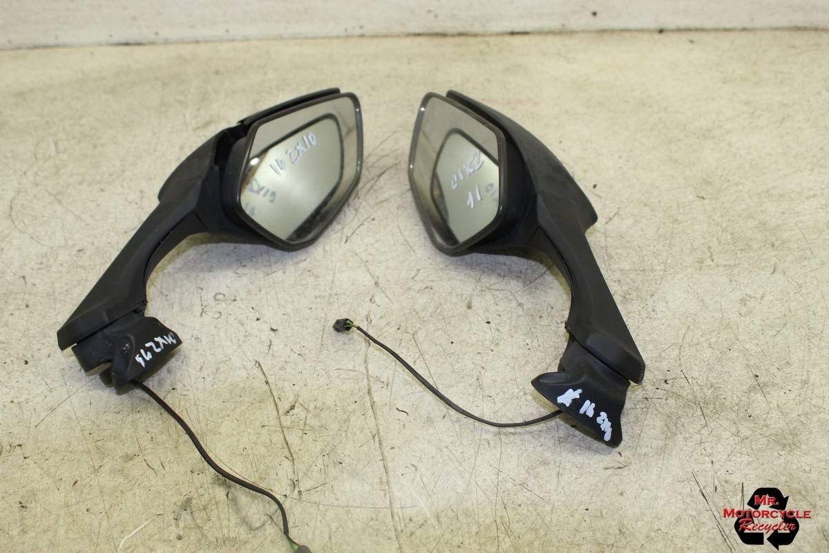 2016 KAWASAKI NINJA ZX10R REAR VIEW MIRROR SET PAIR MIRRORS