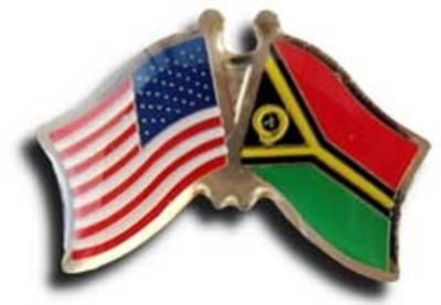 Wholesale Pack of 24 USA American Vanuatu Friendship Flag Hat Cap lapel Pin 